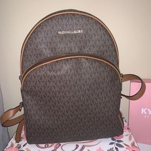 Michael Kors logo backpack